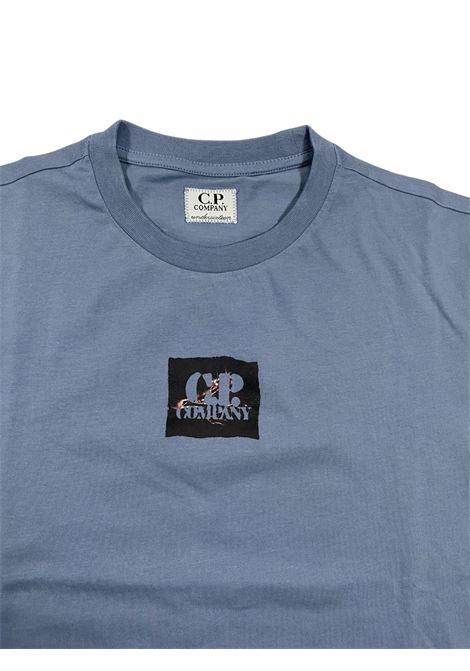 T-shirt bambino avio in cotone CP COMPANY | CVM008/FIAVIO